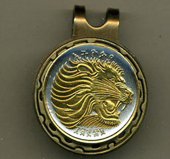 Ethiopia 25 cent "Lion" (U.S. nickel size)