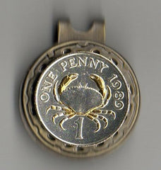 Guernsey penny "Crab" (nickel size)